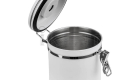 food kitchen storage tea flour cereal coffee bean canister airtight stainless steel CO2 exhaust lid container with scoop date tracker manufacture factory