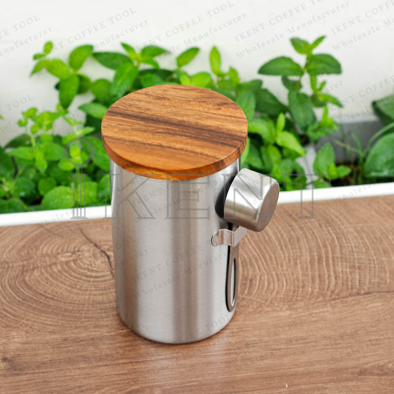 bean tea sugar flour cereal canister container with scoop factory manufacture