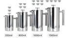 coffee french press stainless steel double wall coffee makers manufacturer factory