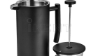 black stainless steel coffee french press double wall coffee press makers manufacturer factory