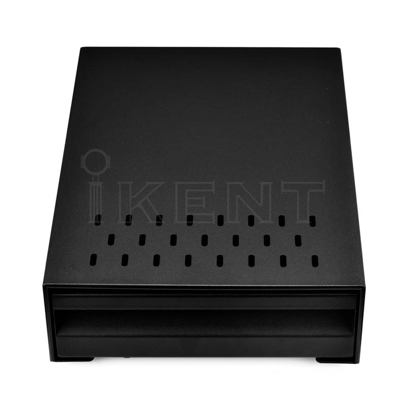stainless steel coffee knock drawer box black coffee grind box container non-slip base desktop knock box manufacturer factory supplier