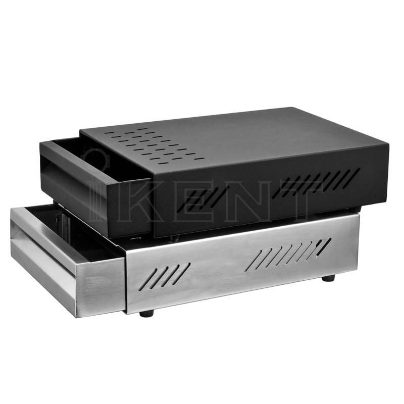 stainless steel coffee knock drawer box coffee grind box container non-slip base desktop knock box manufacturer factory supplier