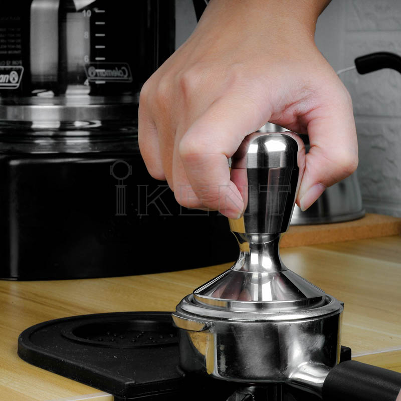 coffee tamper bean press stainless steel 58mm 53mm 51mm espresso E61 machine factory