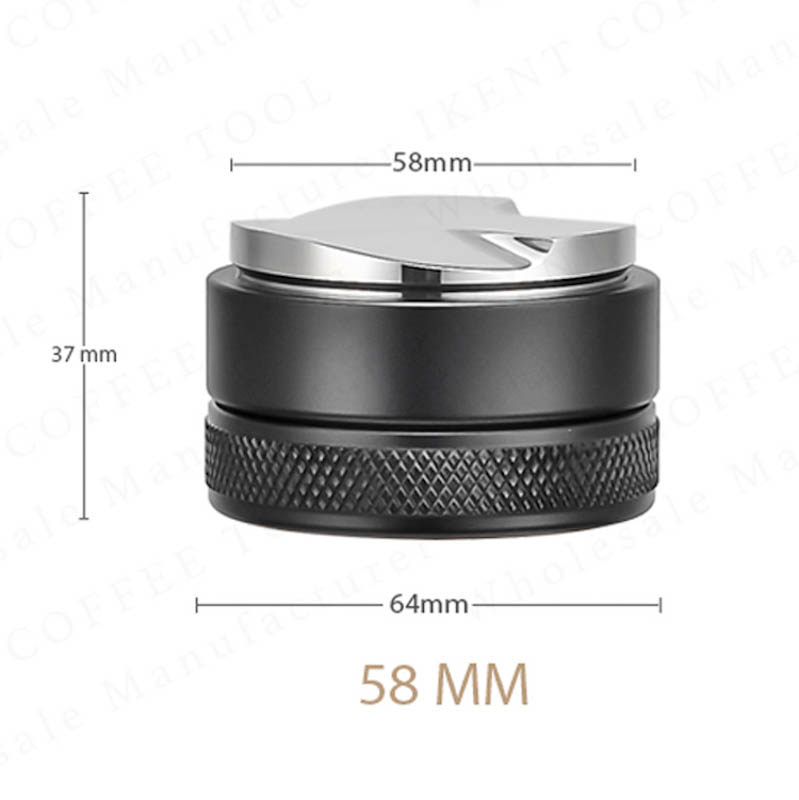 4 flange coffee distributor tamper stainless steel base espresso distribution factory manufacturer