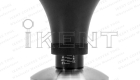 adjustable depth calibrated coffee tamper spring loaded stainless steel base bean press