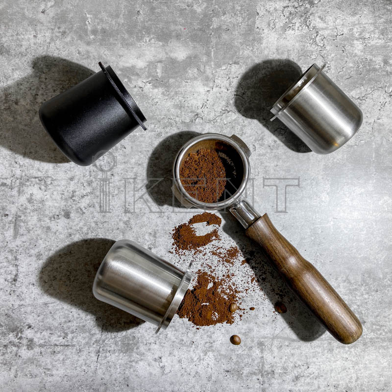 dosing cup crema stainless steel 54mm Breville Sega espresso machine dose cup supplier factory manufacturer