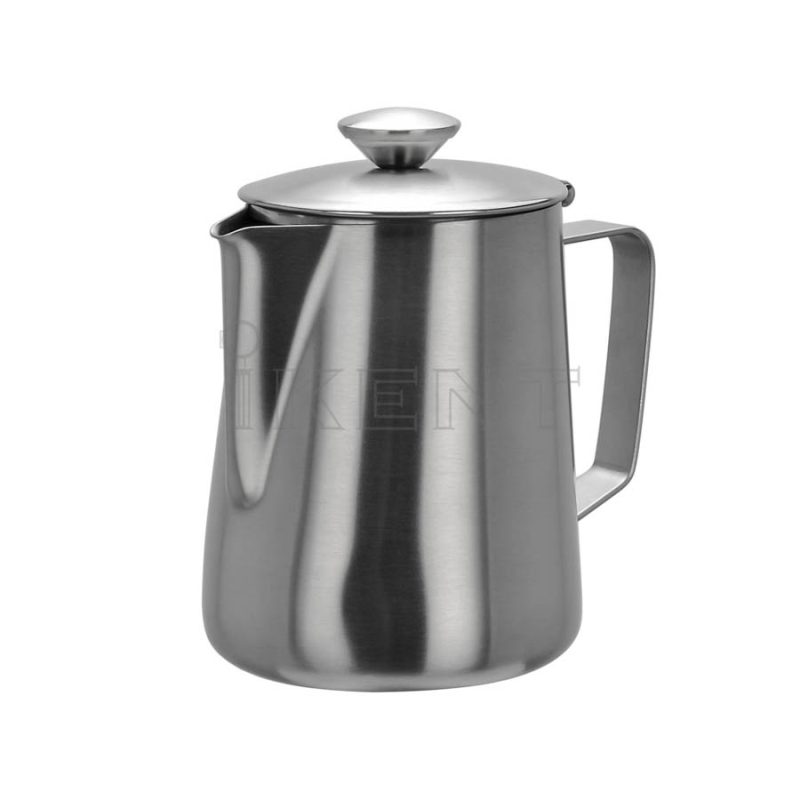 milk tea jug pitcher stainless steel coffee form jug with lid factory manufacturer