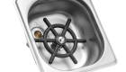 stainless steel glass cup rinser bottle mug washer bar kitchen accessories tool sink rinser manufacturer factory