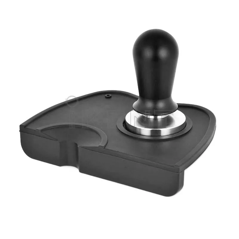 Tappetino Antiscivolo In Silicone Per Pressatura Caffè - Tamper Mat Per Baristi, Diametro 59mm, Con Foro - 4
