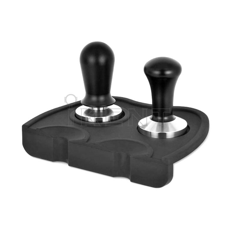 espresso tamper mat black silicone TM003 view 3