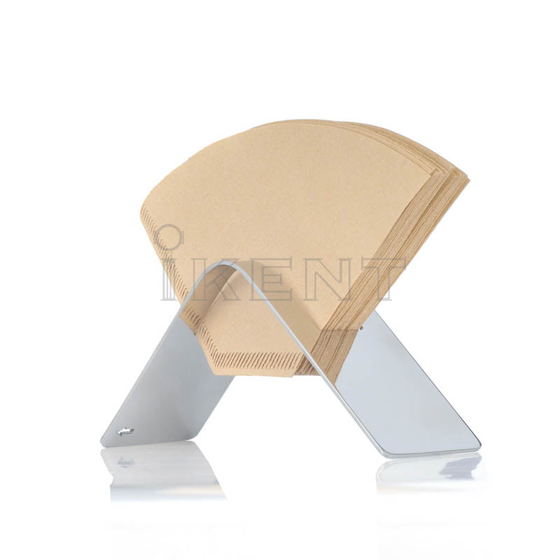 coffee paper filter holder stainless steel rack V60 pour over coffee paper rack