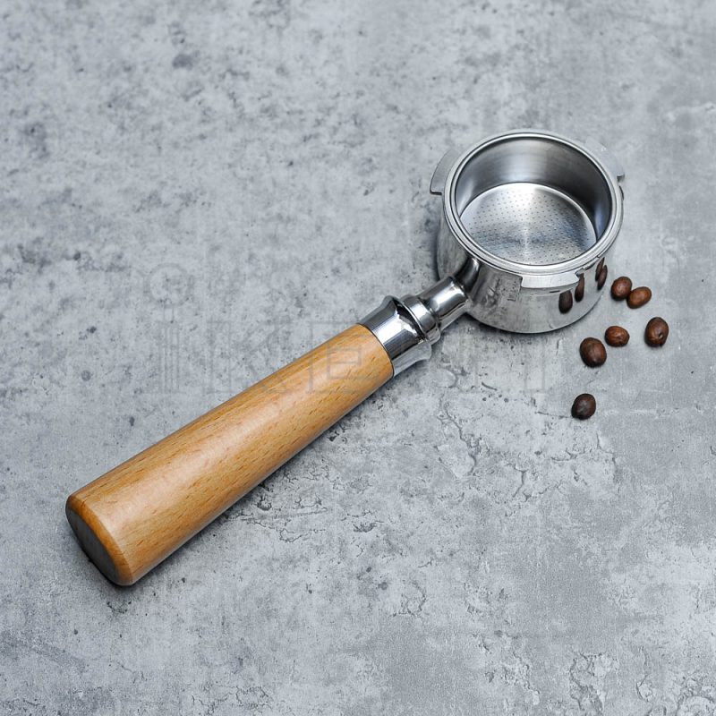 coffee bottomless naked portafilter 54mm 51mm filter basket included stainless steel breville sega machine portafilter