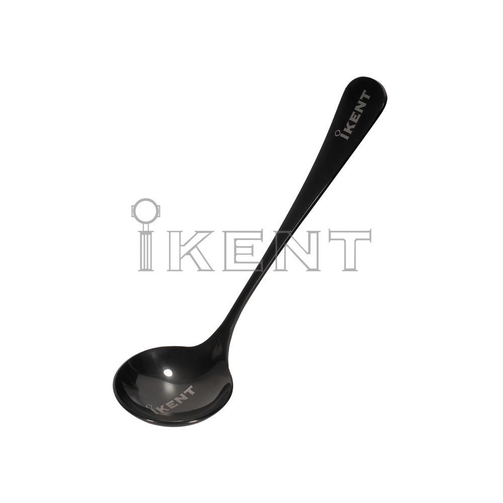 Stainless steel cupping spoon with logo for professional coffee tasting