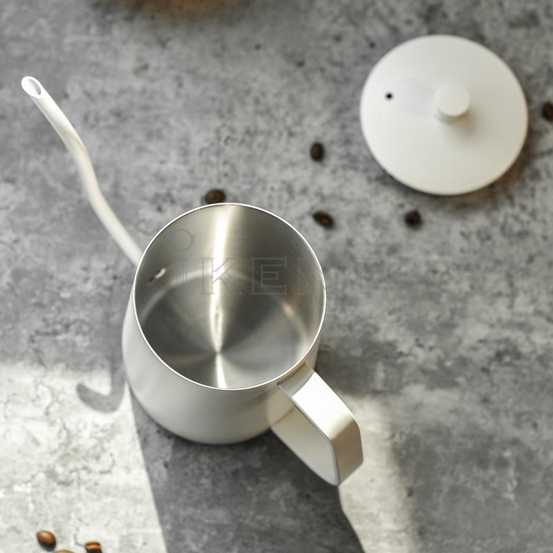 coffee drip kettle with long spout with lid 1L 1000ml
