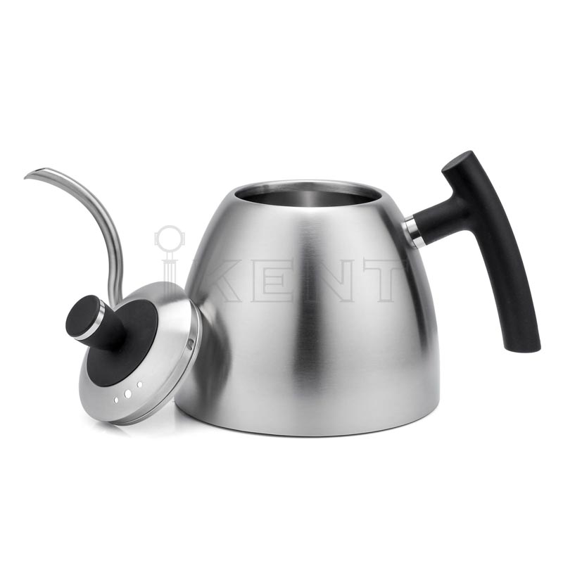 Stainless steel coffee pot kettle for pour over coffee brewing 1L 1000ml