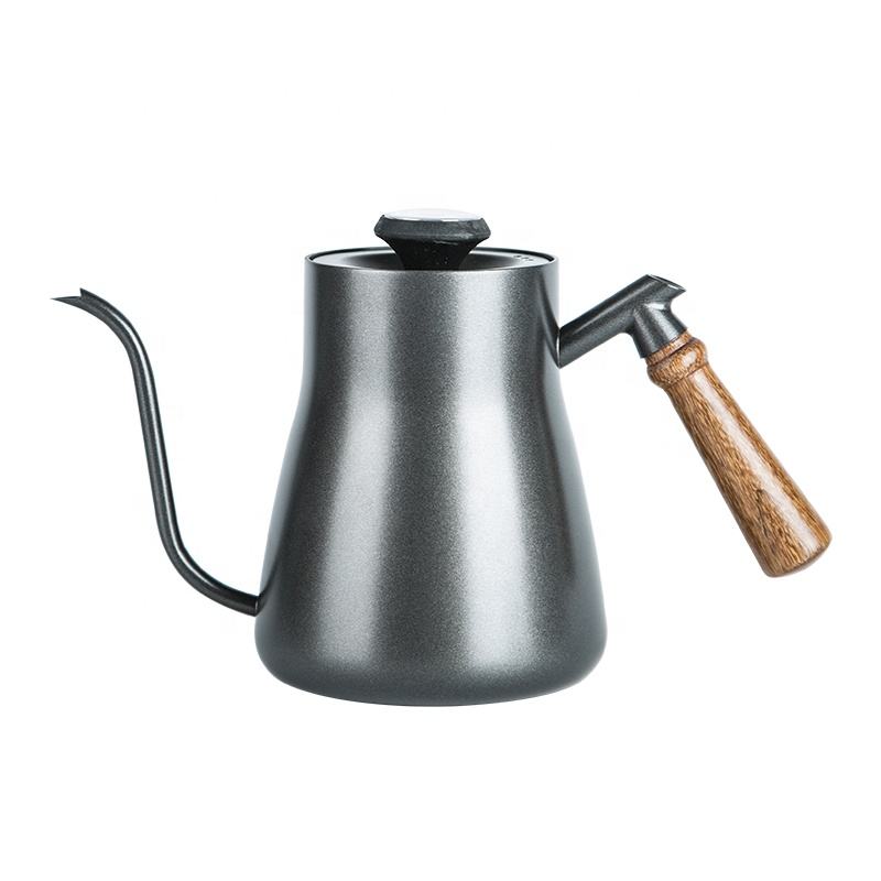 coffee drip kettle with long spout for barista brewing