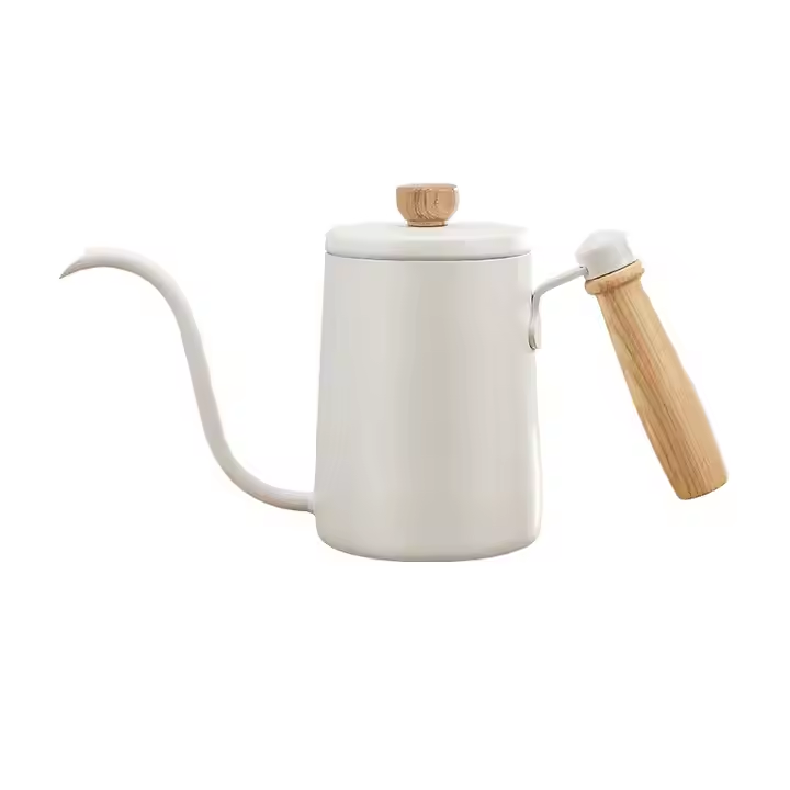 coffee drip kettle with long spout for barista brewing