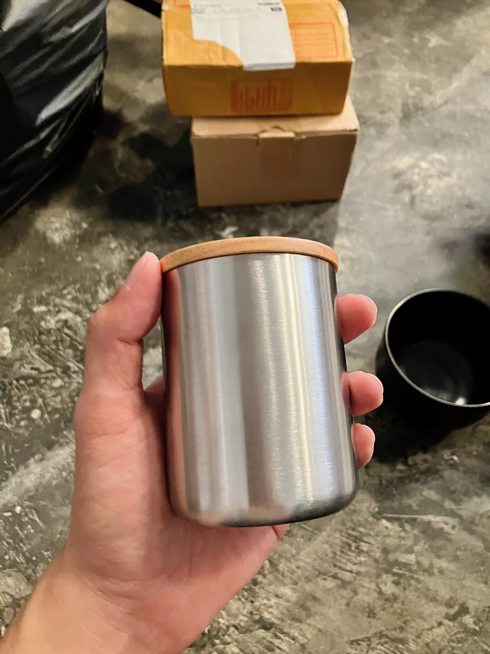 home matcha canister storage solution