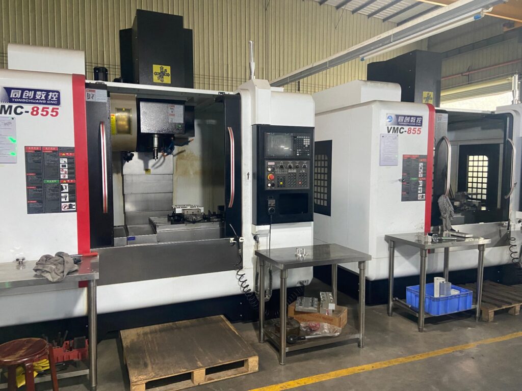 VMC-855 CNC machining centres in the iKentcoffee factory workshop